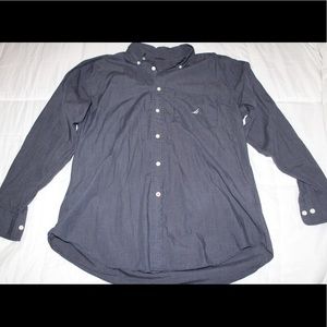 VINTAGE Nautica Men’s Navy Plaid Button Down